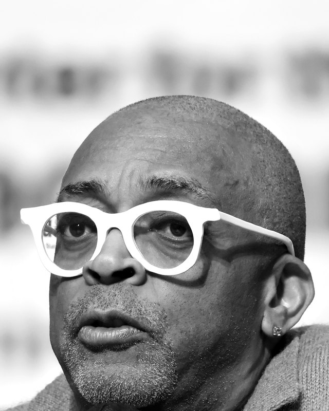 Spike Lee speaking at the 2025 Delivering Democracy Lecture