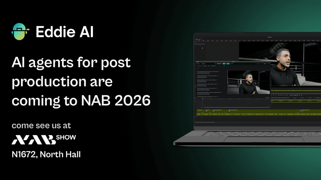 Eddie AI Is Coming to NAB 2026 — Eddie AI blog cover