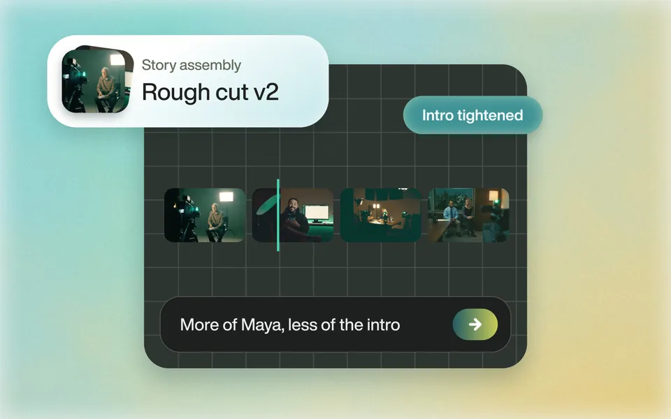 Rough cut v2 assembled from the approved story, intro tightened