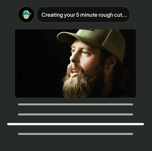 Eddie AI rough cut assembly timeline