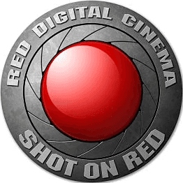 Red Digital Cinema logo: Shot on RED