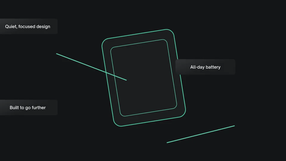 Product Callout Lines in the Eddie demo brand